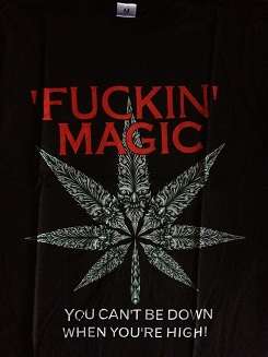 RASTA ZONE  !!!F@@#Magic!!  T-SHIRT  LARGE (L)